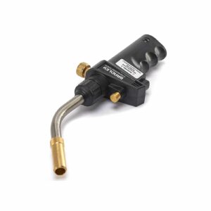 Bradley HT8000 hand torch with a bright, focused flame, ideal for soldering and brazing.