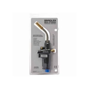 Bradley HT8000 hand torch with a bright, focused flame, ideal for soldering and brazing.