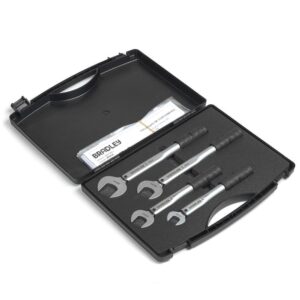 BRADLEY TW4 Pre-Set Torque Wrench, a professional tool designed for precise tightening of flare nuts on HVAC/R systems, featuring a distinct click when the preset torque is reached.