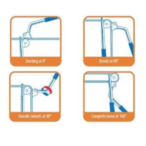 imperial 364fhb swivel handle lever benders