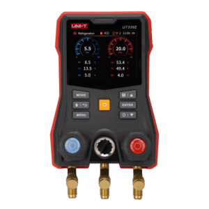 uni t ut336e kit digital manifold gauge with wireless temperature clamps