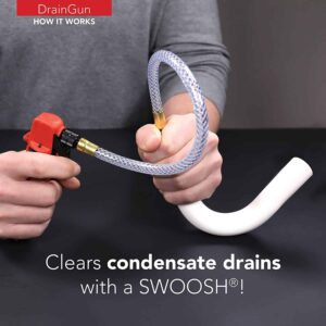 DiversiTech GGC-12 CO2 Drain Gun Cartridges, a pack of twelve threaded CO2 cylinders used as refills for a drain gun to clear clogged HVAC condensate lines.