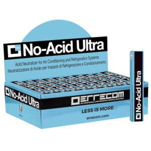 Errecom TR1175.AL.H3 No Acid Ultra 6ml, a small bottle with a label indicating it's a sealant for AC/R systems, highlighting its non-acid formula and 6ml quantity.