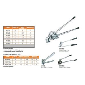 Imperial 364FHA Lever Bender Range. A versatile toolset for accurately bending various sizes of soft copper, aluminum, and thin-wall steel tubing.