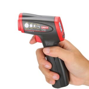 Uni-T UT300S Lightweight Infrared Thermometer with a temperature range of -32℃ to 400℃. A portable, non-contact thermometer for quick temperature measurements.